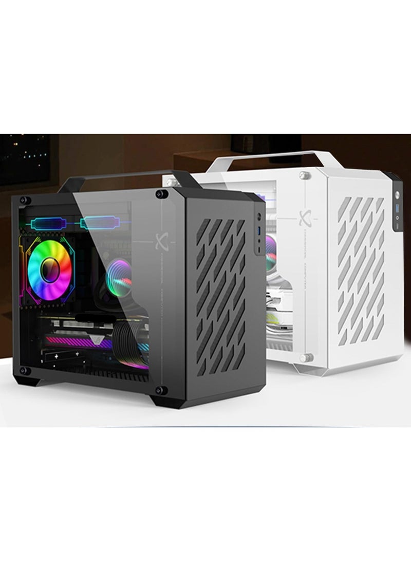 حاسوب ألعاب أو محطة عمل محمولة بميزانية صغيرة باللون الأبيض: معالج كور i7 10700F | 16 جيجابايت رام | بطاقة رسومات RTX 2070 SUPER بسعة 8 جيجابايت | 1 تيرابايت NVME SSD | ويندوز 11 | إنترنت WIFI 6 - Image 1